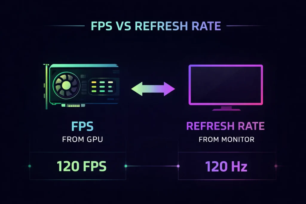 FPS vs Refresh Rate Graphic