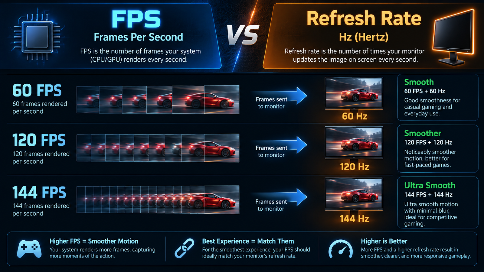 FPS vs. Refresh Rate Explained